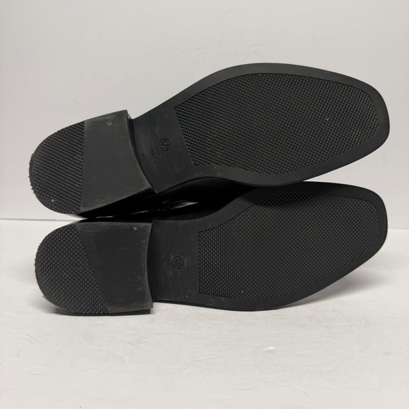 3.1 Phillip Lim Alexa Ankle Boot Black Leather Zip Square Toe Bootie Size 10 - Picture 10 of 11